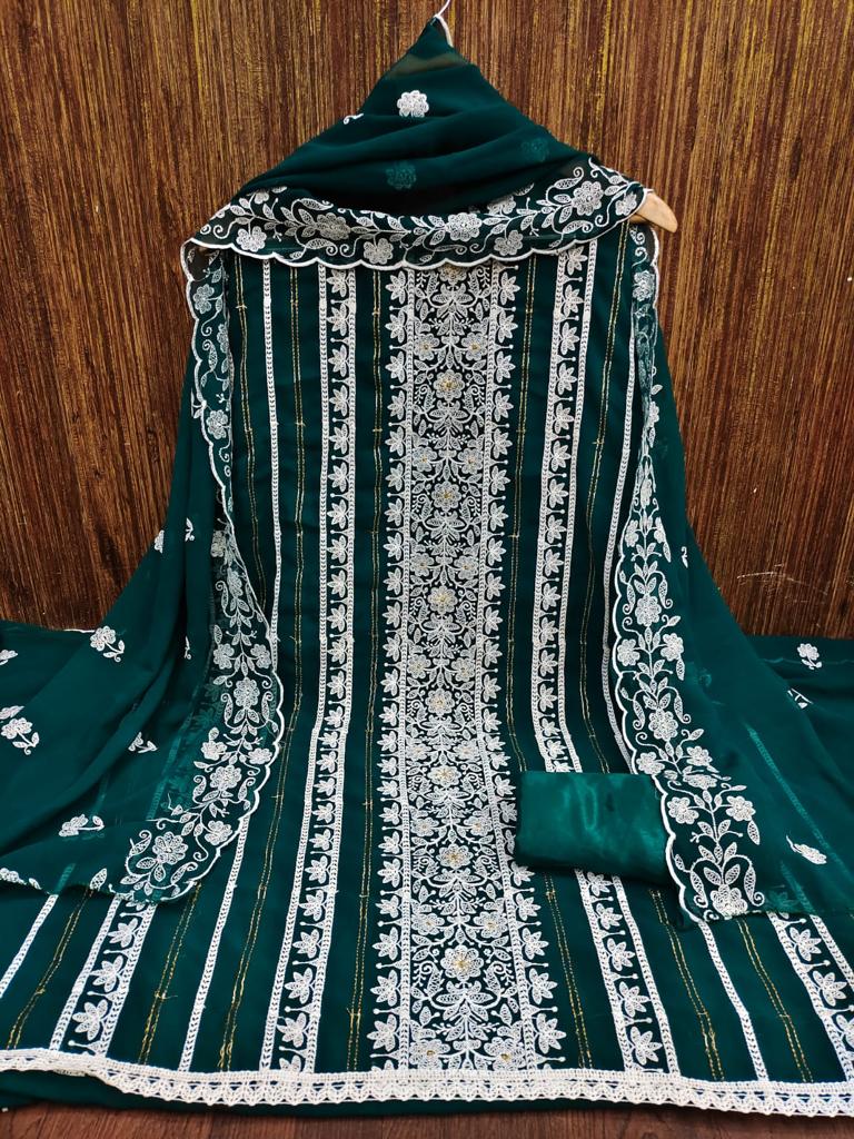 DS Designer Festive Wear Wholesale Georgette Dress Material